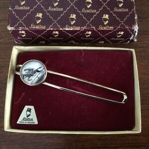 Vintage Stratton Equestrian Tie Clip